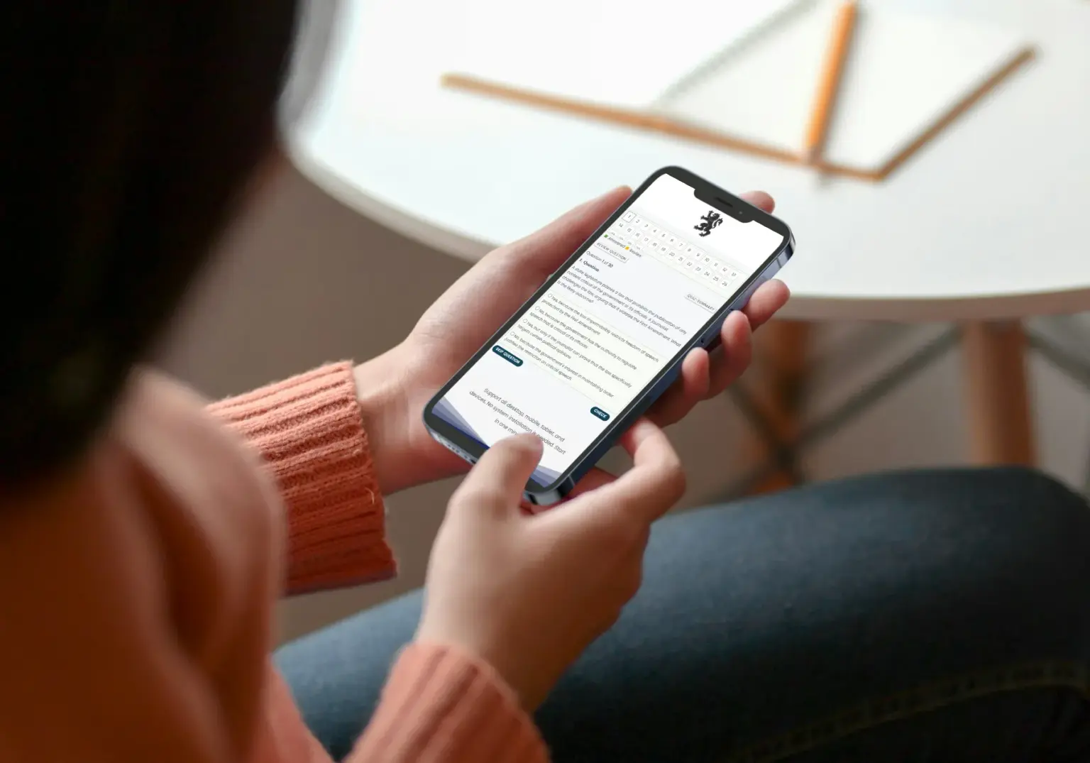 Sonography Exam mobile study experience preview